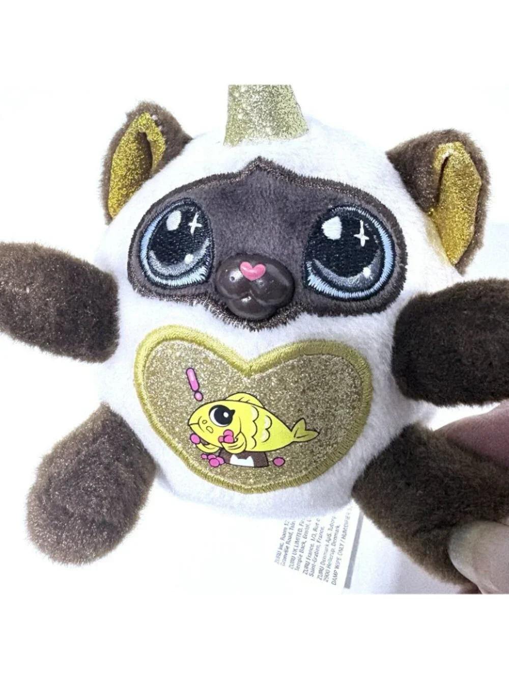 ZURU Kittycorn Plush 4” Rainbocorns Siamese Cat Yaxi Toy Animal Collectible